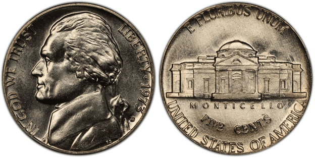 1973 D Jefferson Nickel