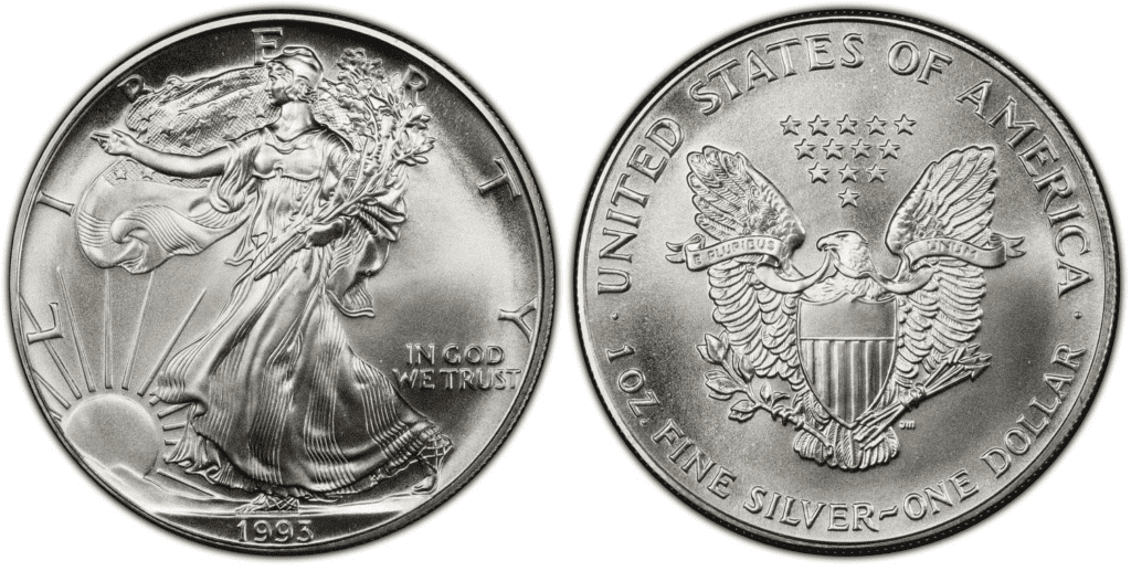 1993 P American Silver Dollar