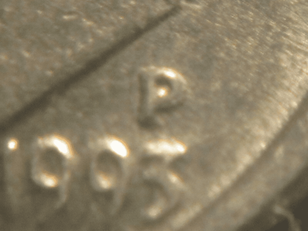 1993 Roosevelt Dime repunched mint mark
