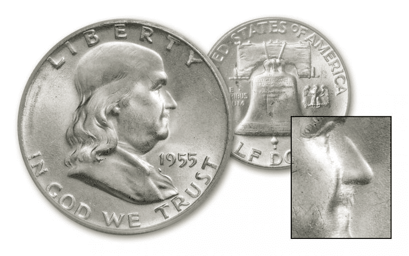 List Of 1955 Franklin Half Dollar Errors