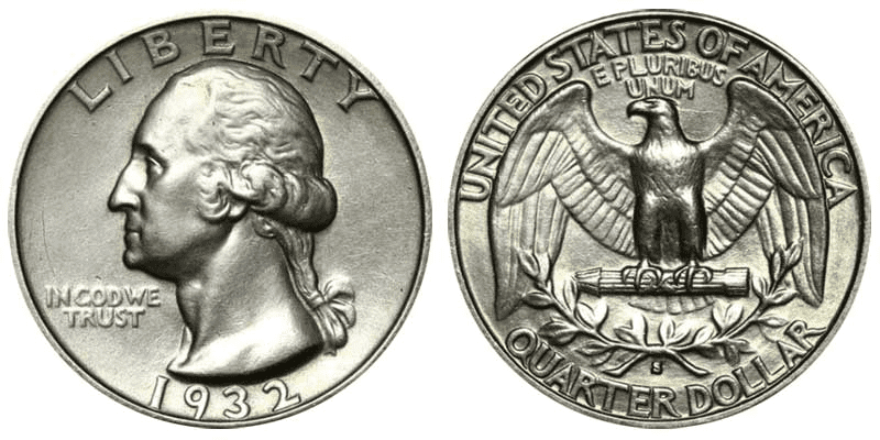 What Is the 1932 Washington Quarter Dollar Made Of