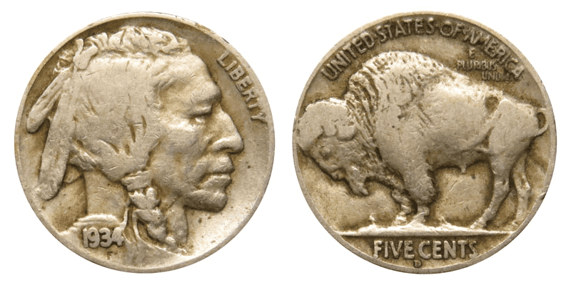 What Is the 1934 Buffalo Nickel Made Of