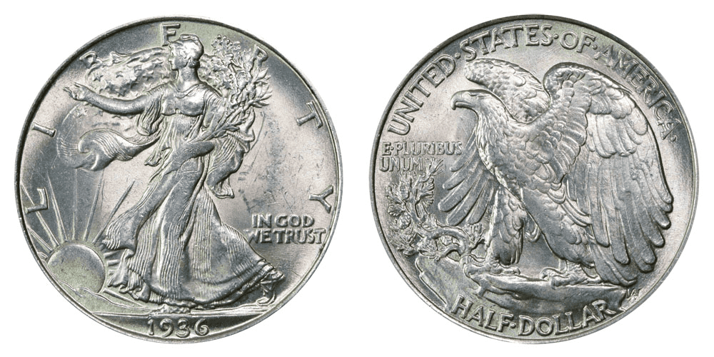 What Is the 1936 Liberty Half Dollar Made Of