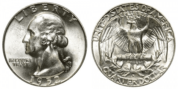 What Is the 1952 Washington Silver Quarter Made Of