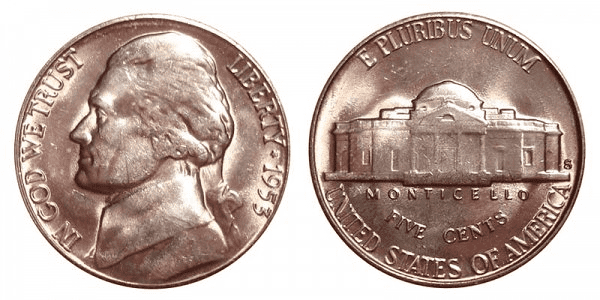 What Is the 1953 Jefferson Nickel Made Of