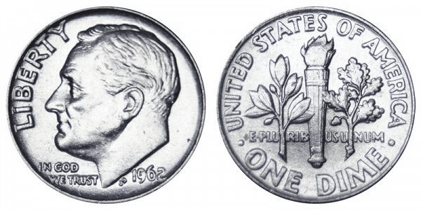 What Is the 1962 Roosevelt Dime Made Of