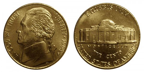 What Is the 1994 Jefferson Nickel Made Of