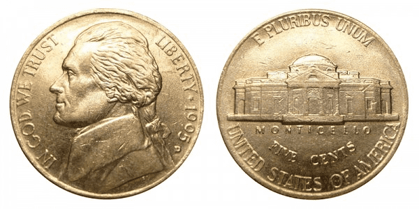 What Is the 1995 Jefferson Nickel Made Of