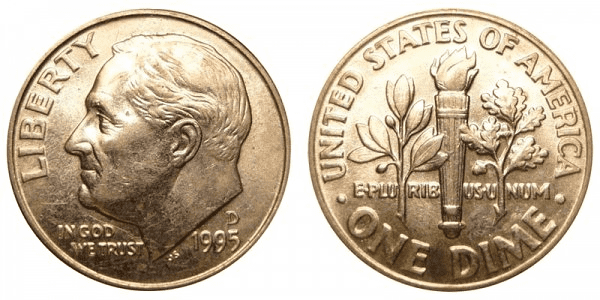 What Is the 1995 Roosevelt Dime Made Of