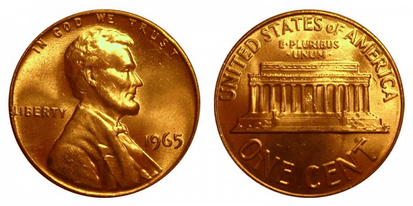 What Is the 1965 Lincoln Penny Made Of