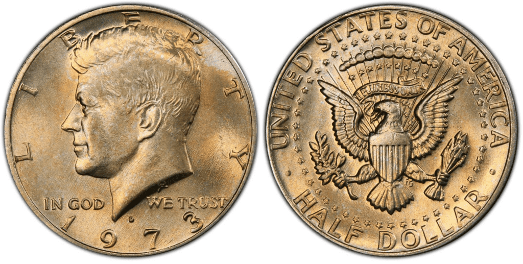 1973 D Kennedy Half Dollar