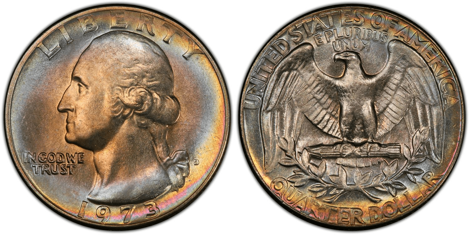 1973 D Washington Quarter