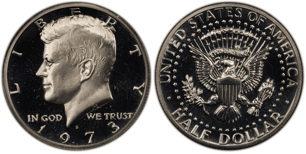 1973 S Kennedy Half Dollar