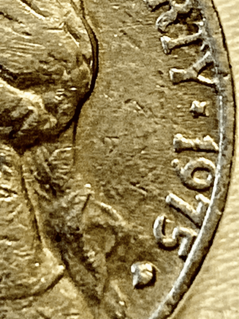 1975 Jefferson Nickel mint mark Errors