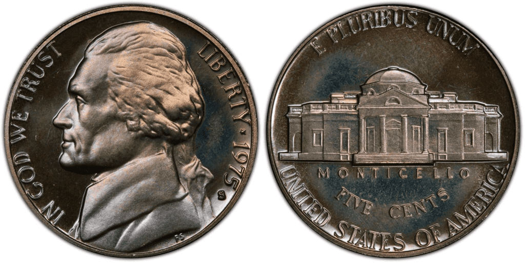 1975 S Proof Jefferson Nickel