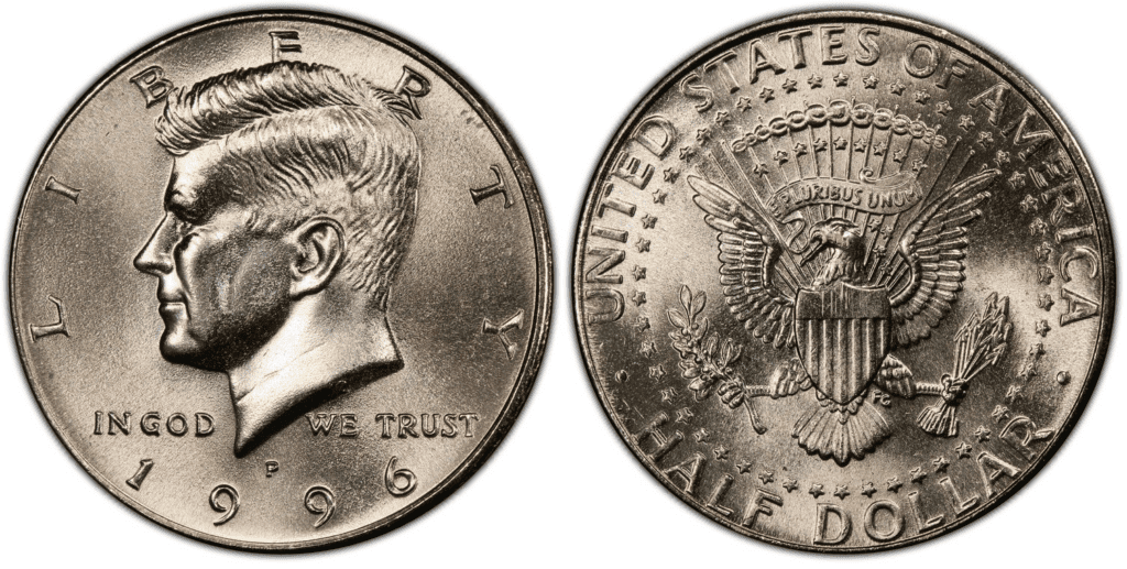 1996 P Kennedy Half Dollar