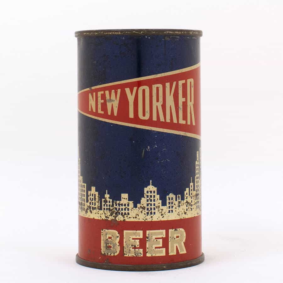 New Yorker Beer Flat Top Can