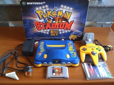 Nintendo 64 Pokémon Battle Set Console