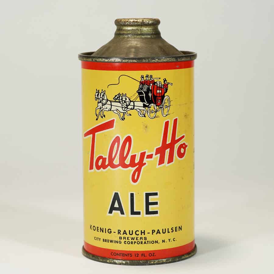 Tally-Ho Cone-Top Beer Can