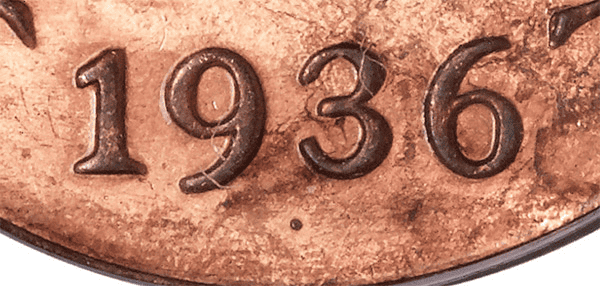 1936 dot penny