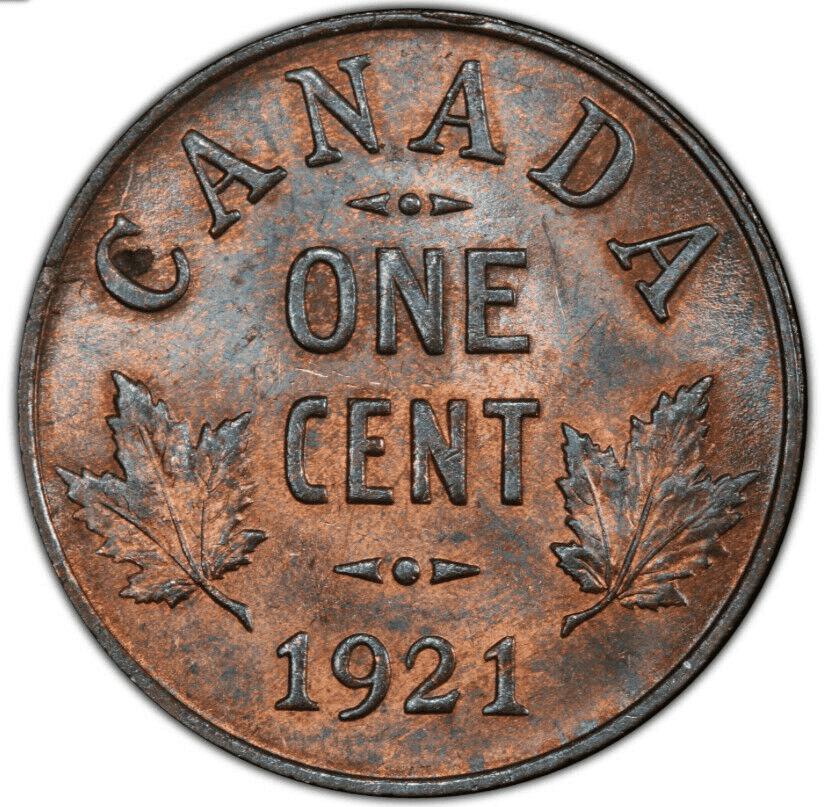 1921 Canadian Penny