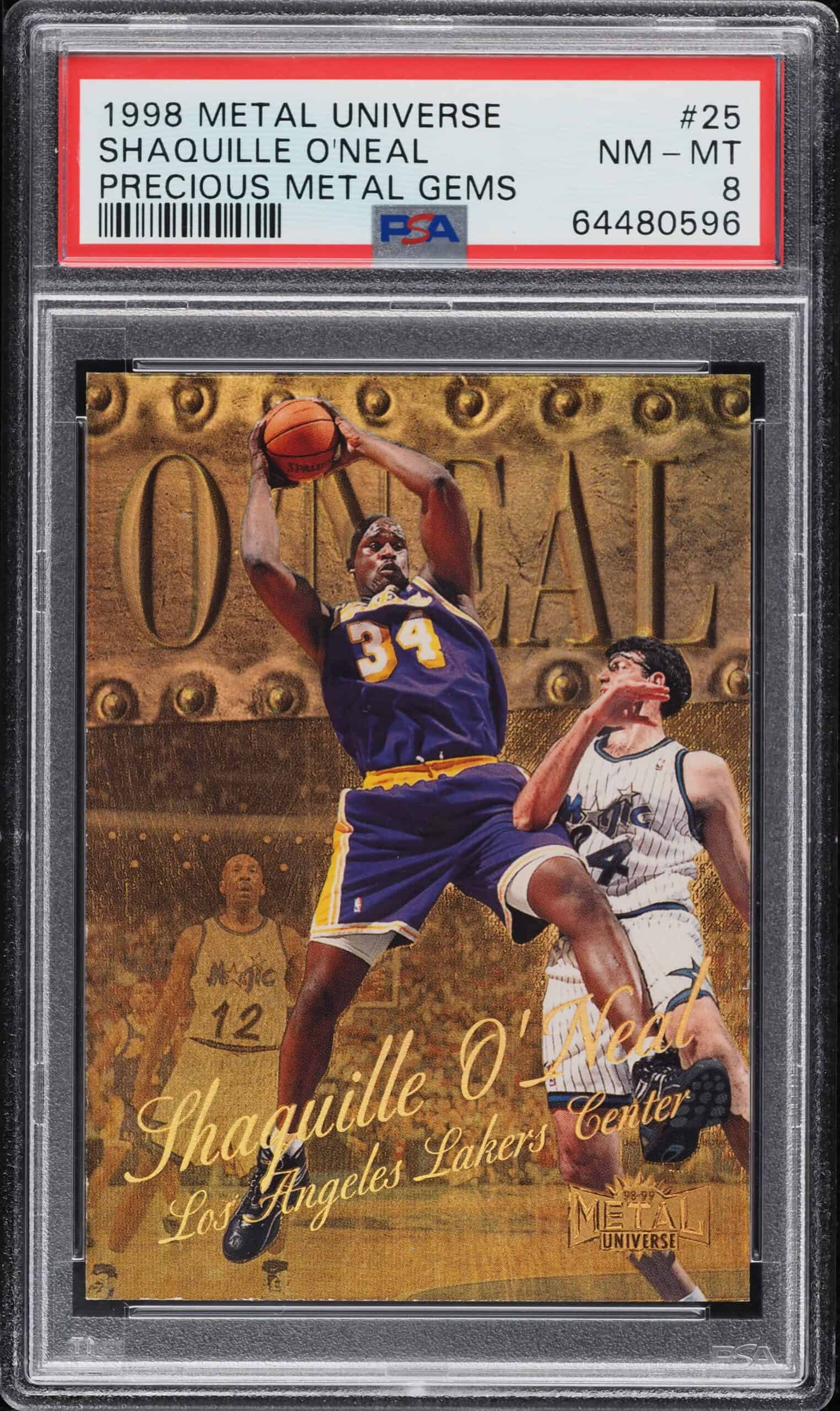 Shaquille O’Neal 1998-99 Metal Universe PMG