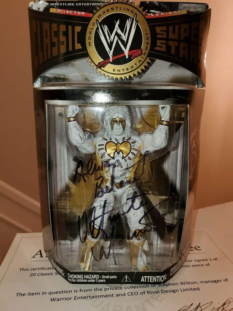 WWE Limited Edition Marble Ultimate Warrior