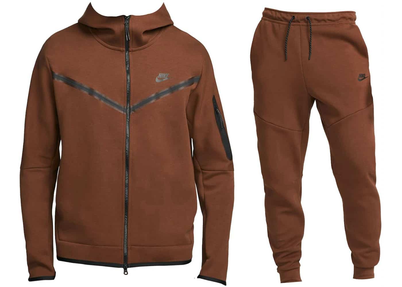 Nike Sportswear Tech Fleece Hoodie & Joggers Set Cacao Wow