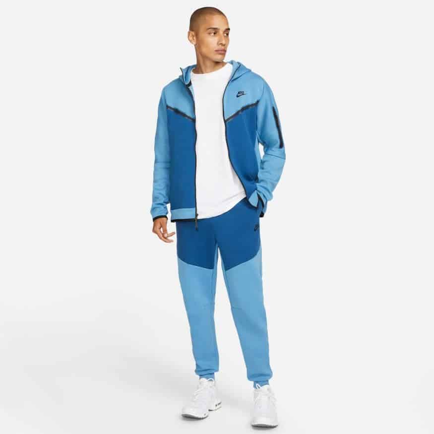 Nike Tech Fleece Hoodie & Joggers Set Dutch Blue