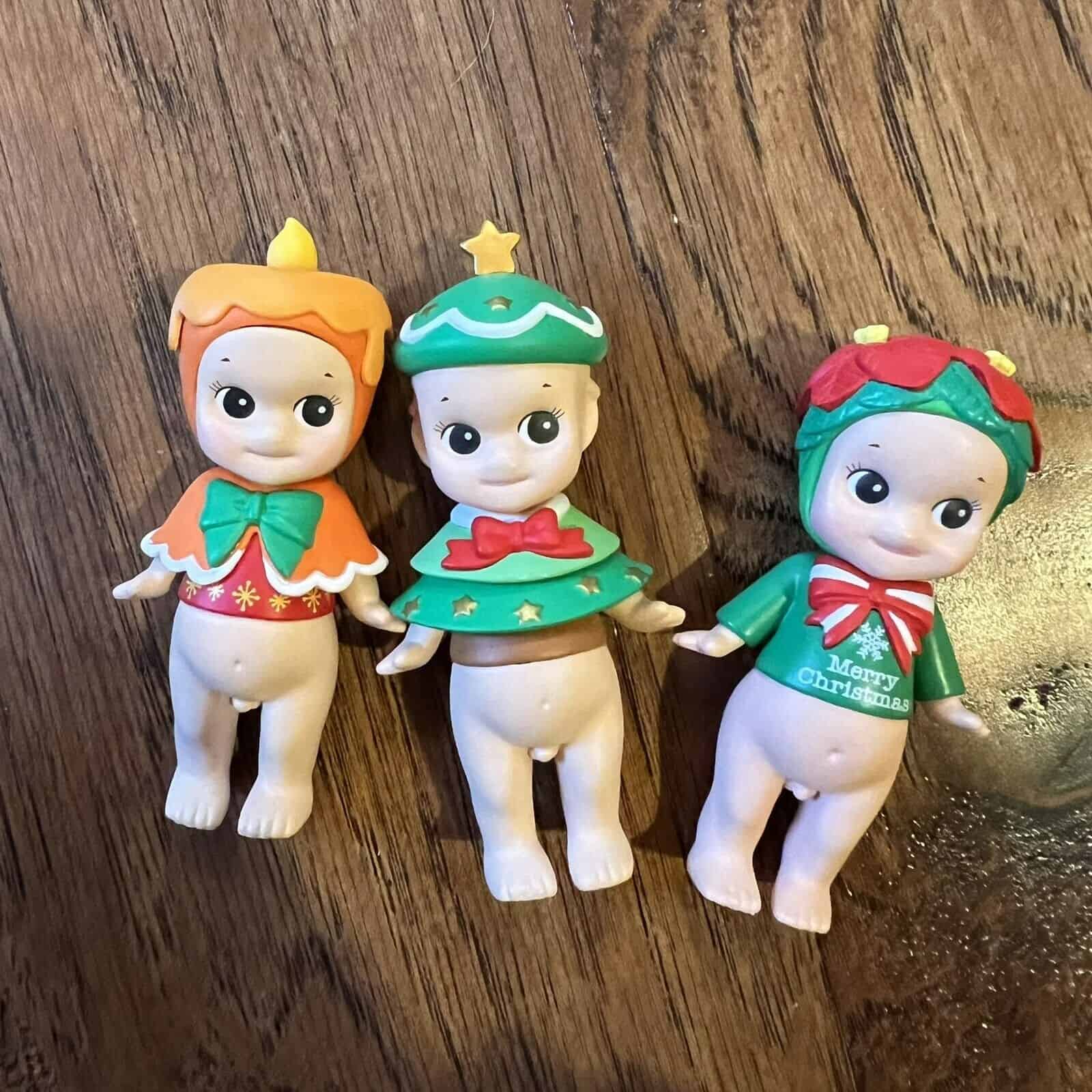 Sonny Angel Christmas Mini Figures Set of 3 Collectibles