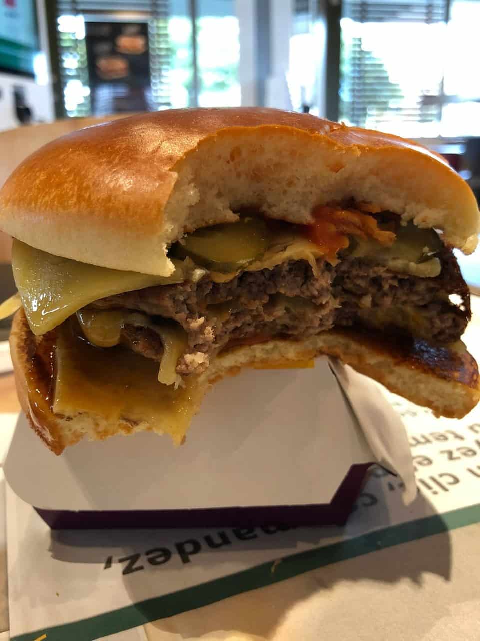 Triple Cheddar and Double Beef