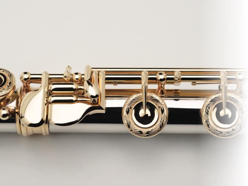 Verne Q. Powell Custom Handmade Gold and Platinum Flute