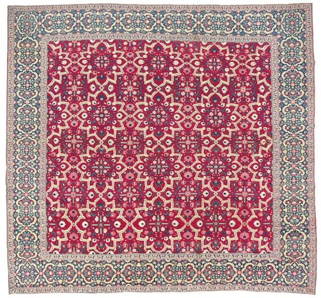 Mughal 'Star Lattice' Carpet