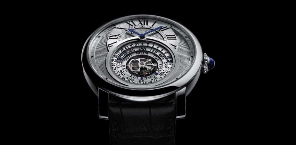 Cartier Extra Large Tortue High Complication Platinum Watch