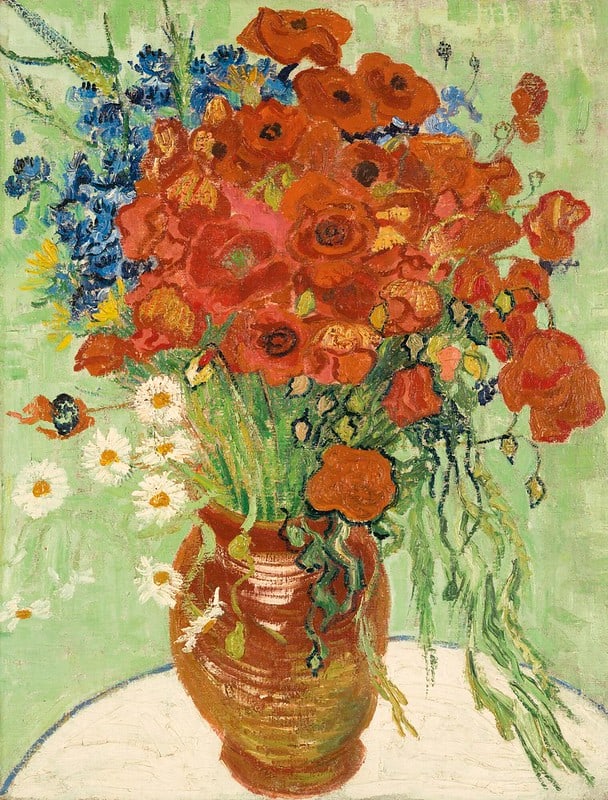 Vase with Daisies by Van Gogh