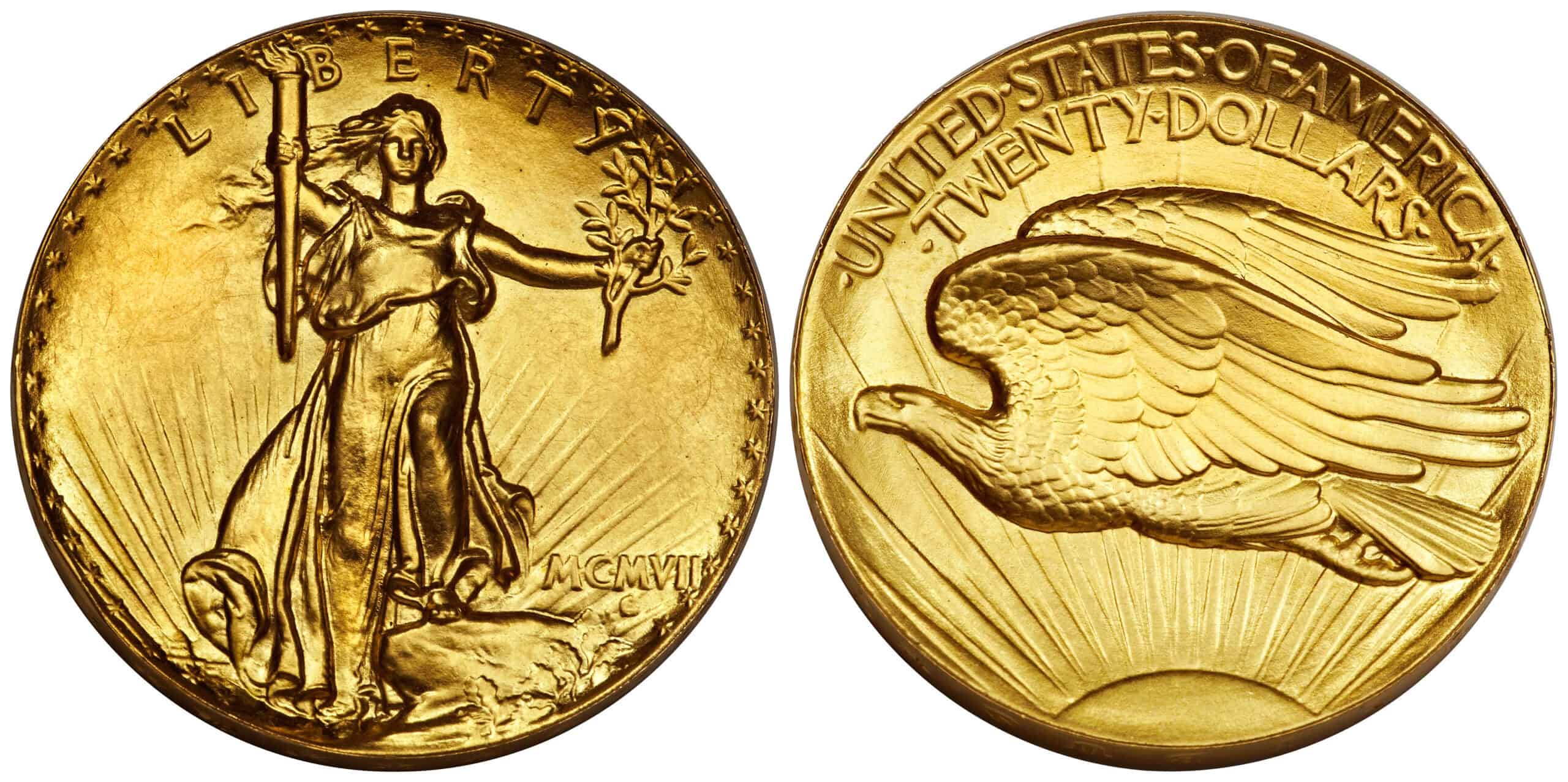 1907 Ultra High Relief Double Eagle