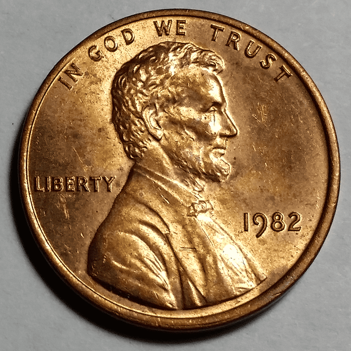 1982 Small Date Copper Penny