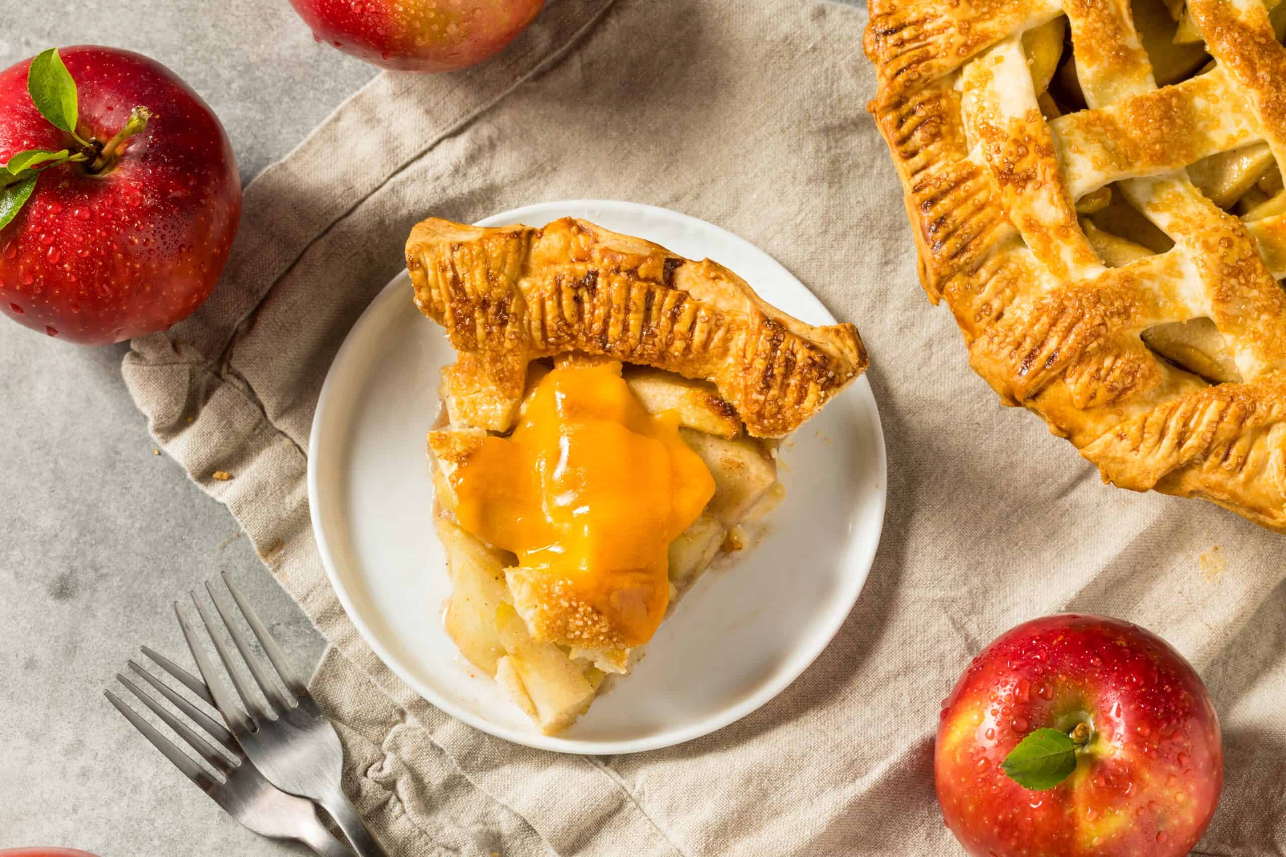 Cheddar Cheese and Apple Pie