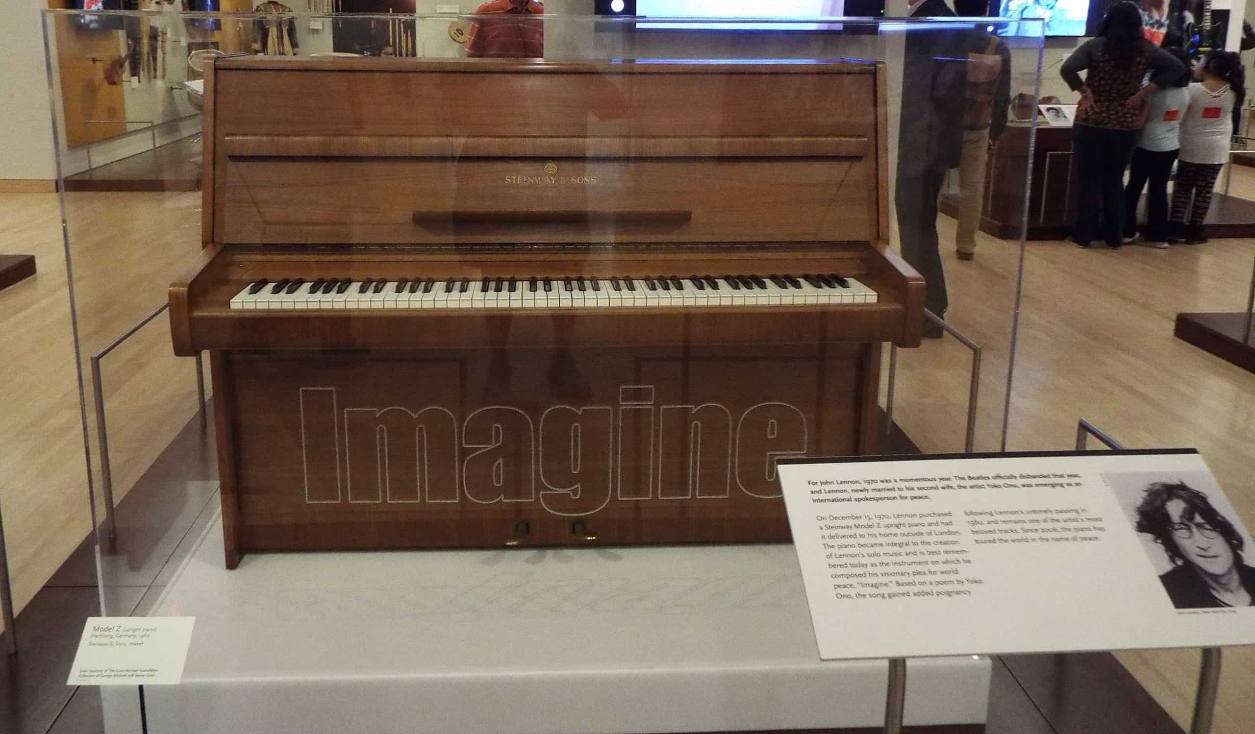 John Lennon's "Imagine" Piano actual piano