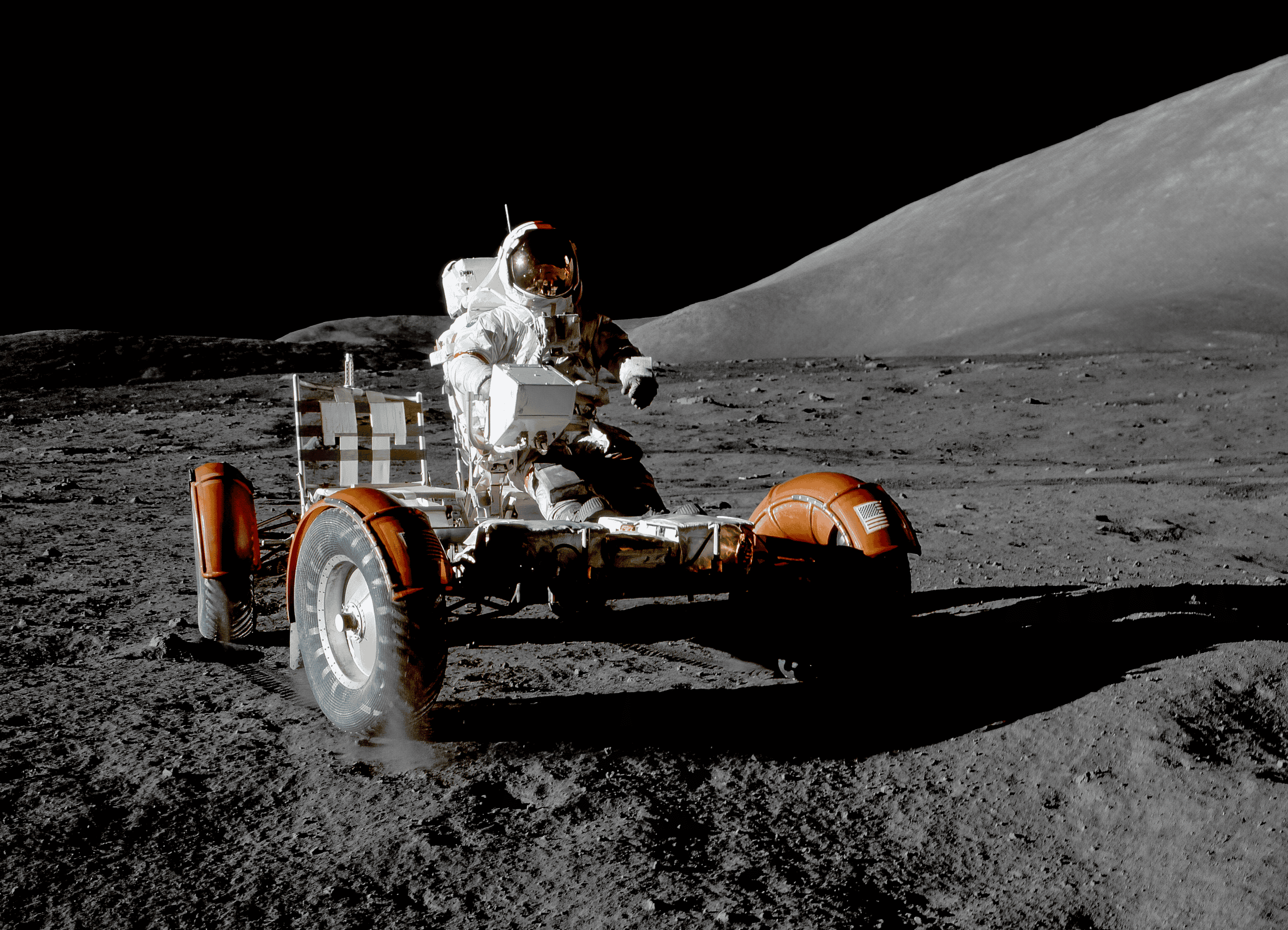 Lunar Rover Used on Apollo 17