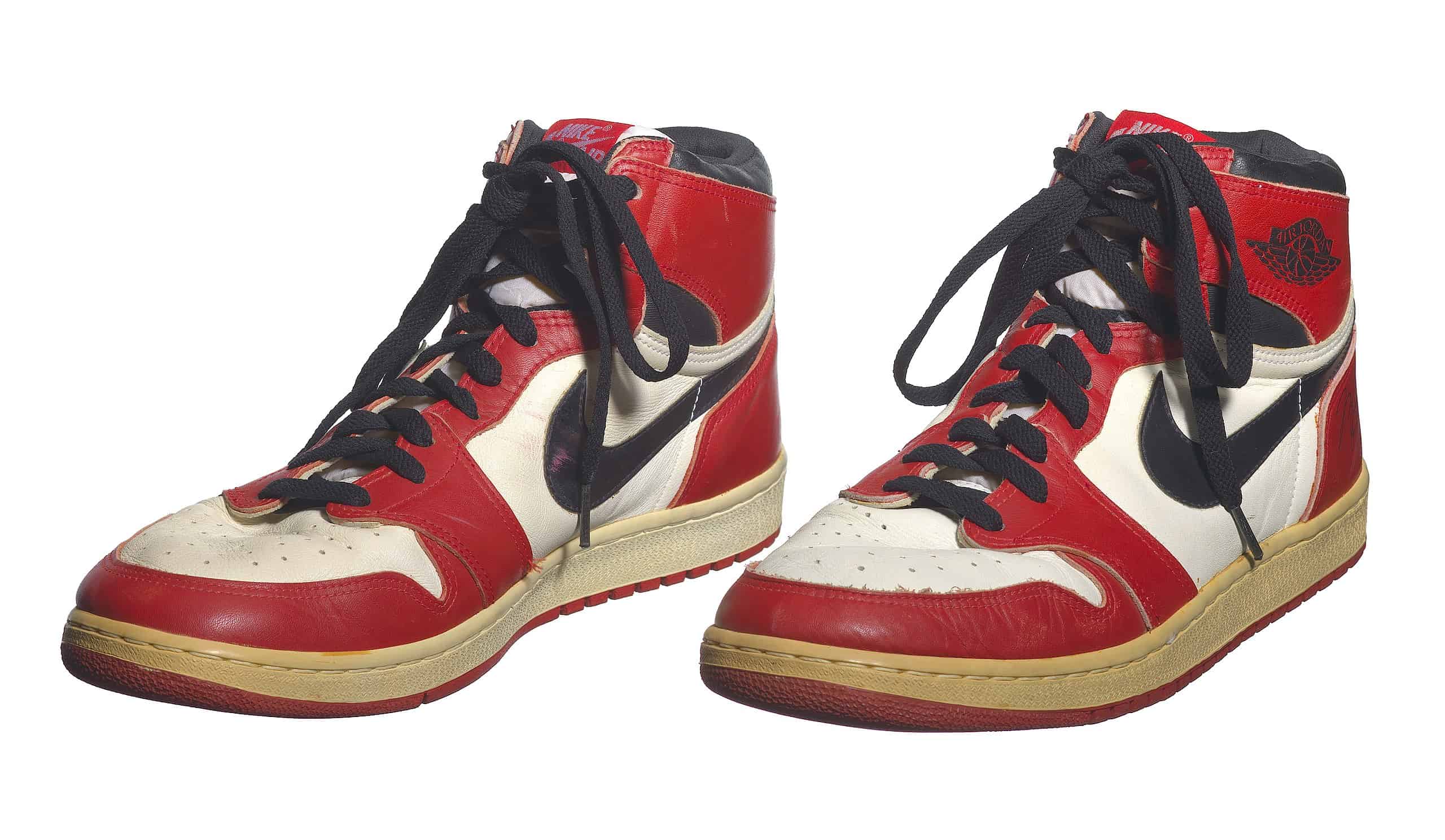 Michael Jordan's game-worn Air Jordan 1s