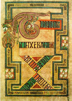 The Book of Kells (c. 800 AD)