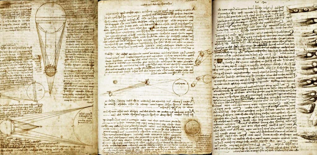 The Codex Leicester by Leonardo da Vinci (1508–1510)