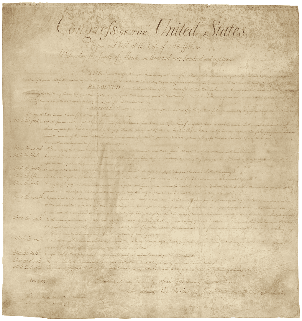 The Constitution and Bill of Rights (1787-1789)