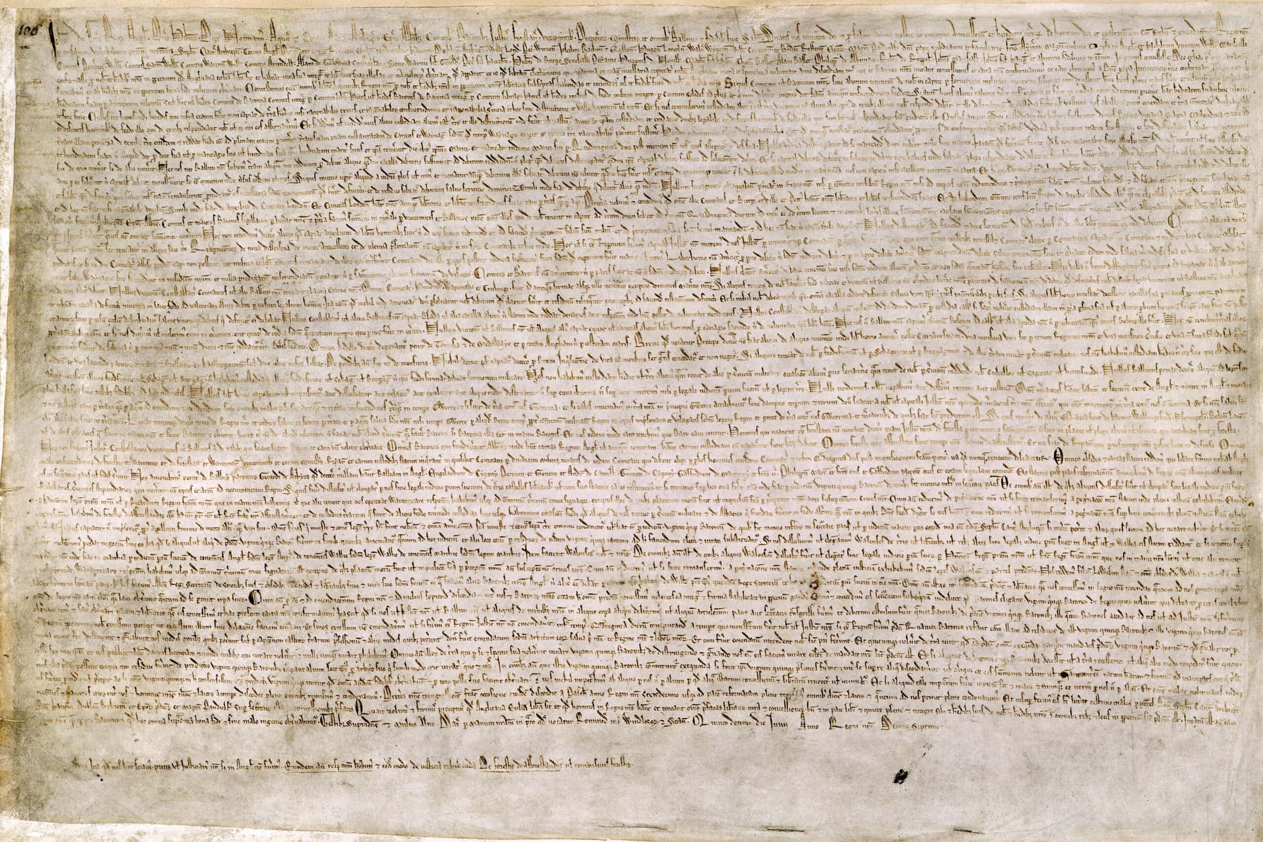 The Magna Carta (1215)