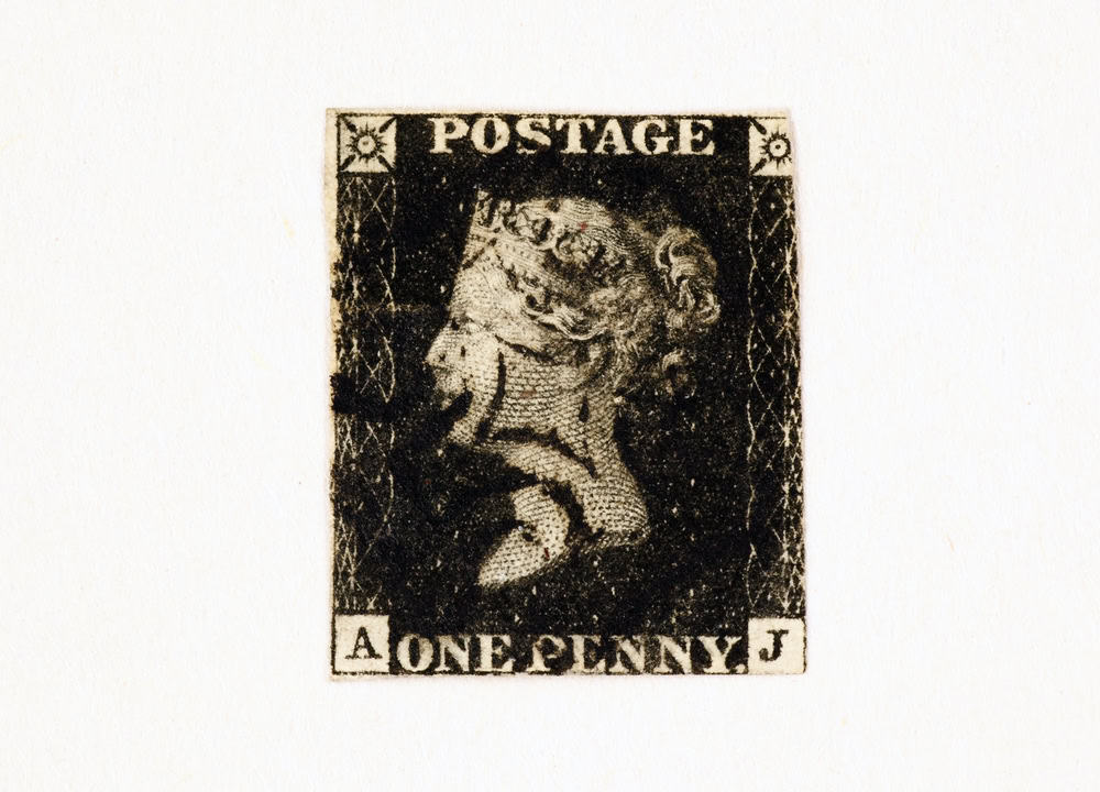 The Penny Black Stamp, 1840