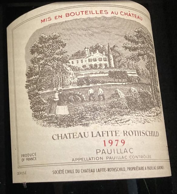 1979 Château Lafite Rothschild - $1,000