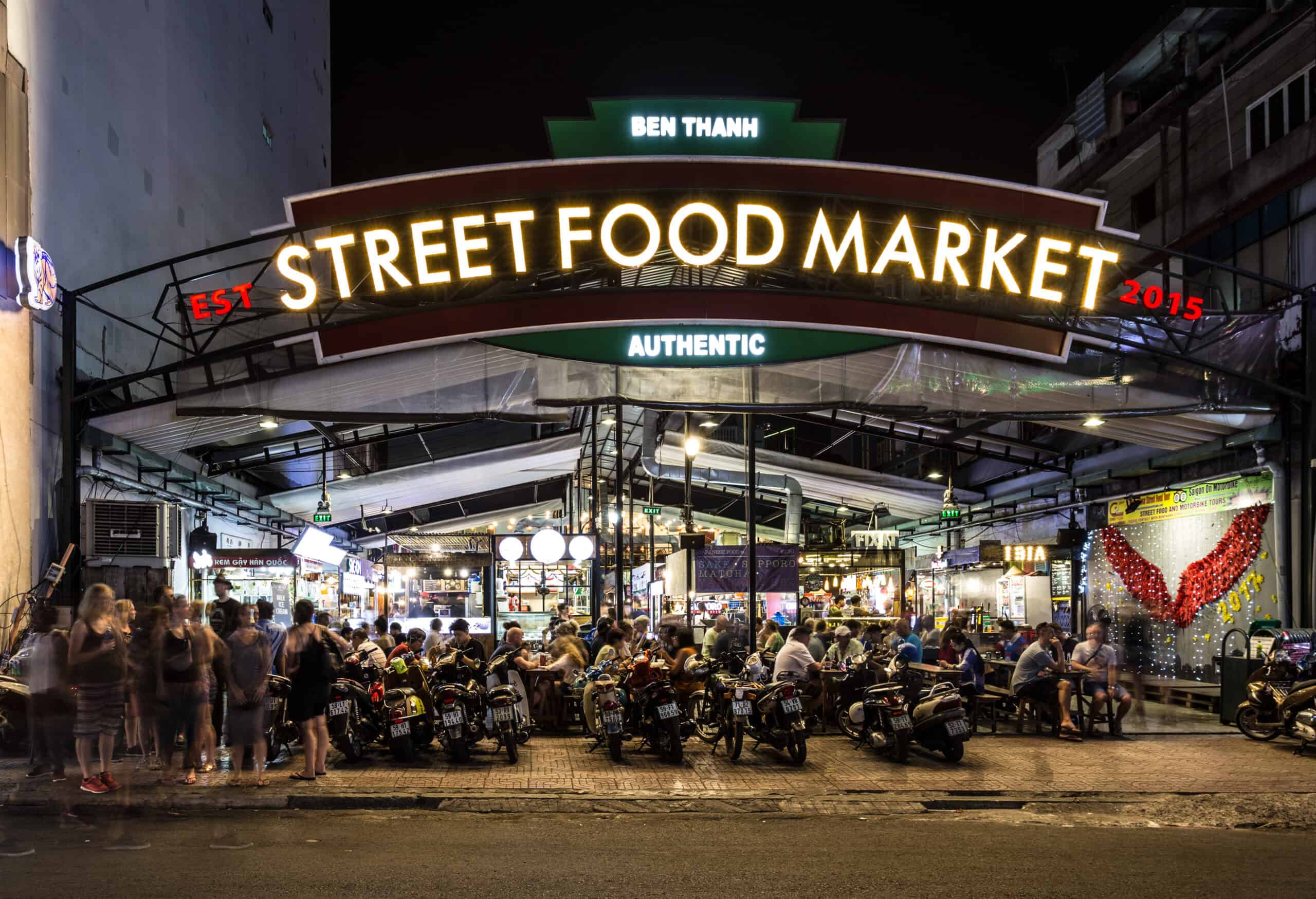 Ben Thanh Night Market, Ho Chi Minh City, Vietnam