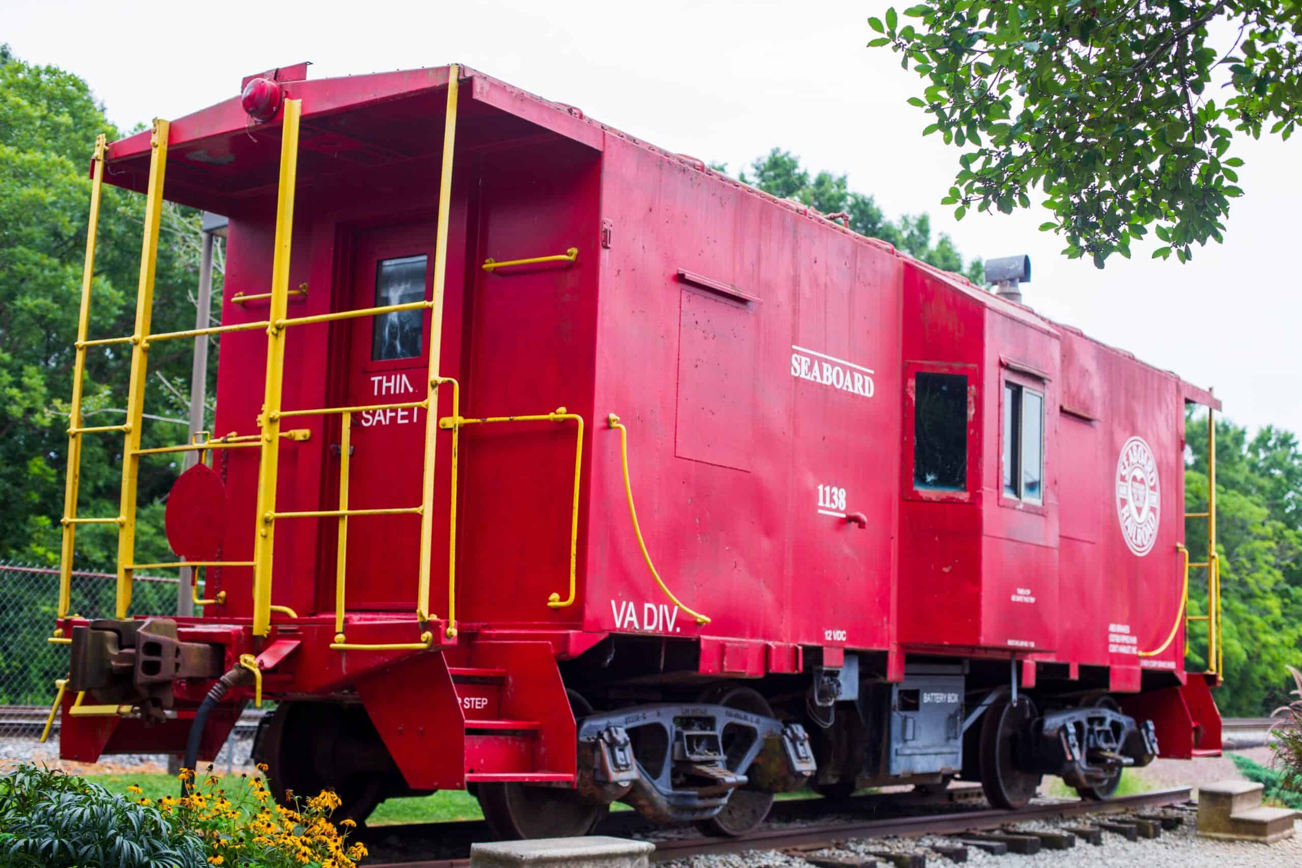 Converted Train Caboose in Asheville, North Carolina, USA