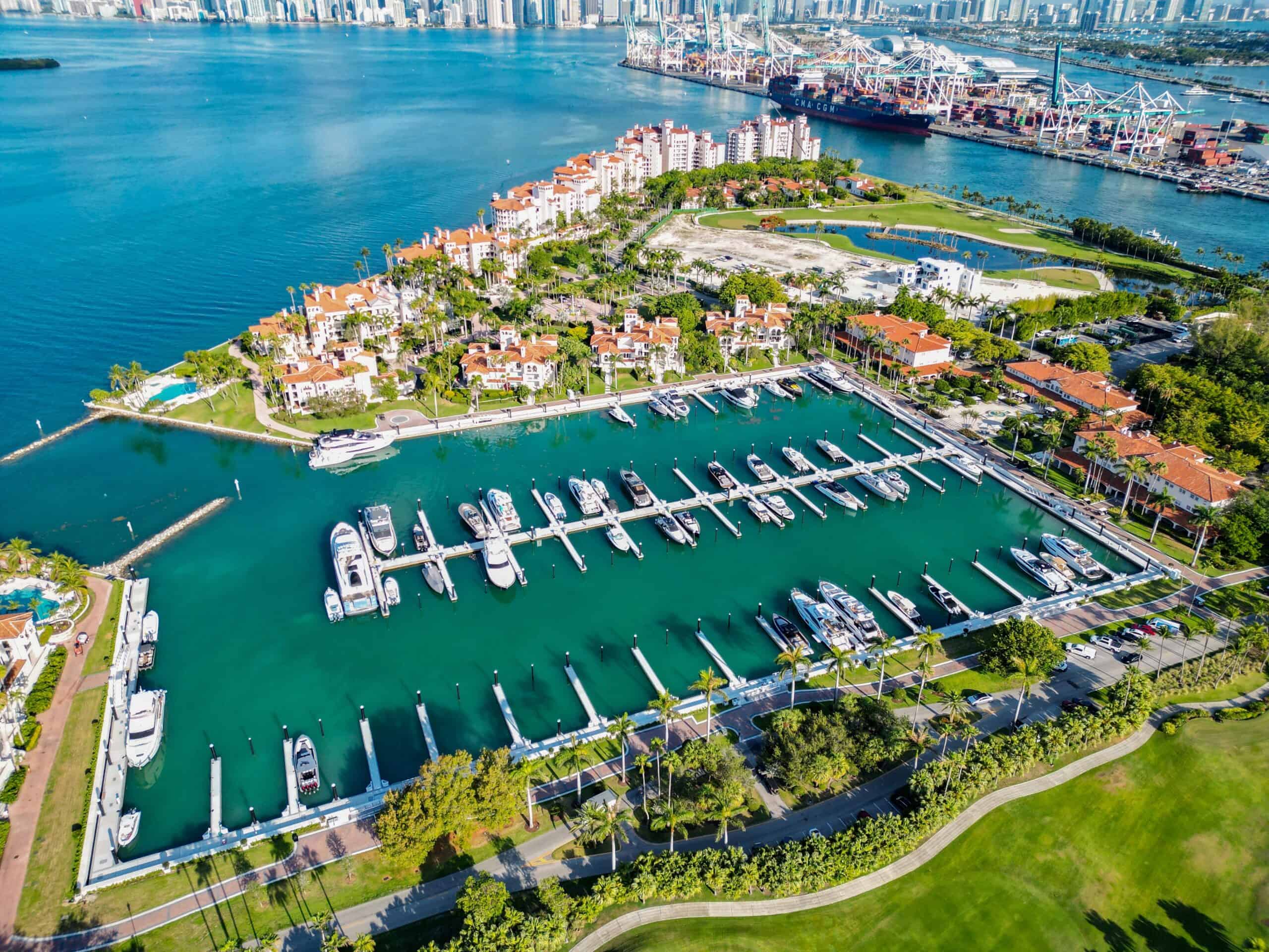 Fisher Island Marina, Miami, USA